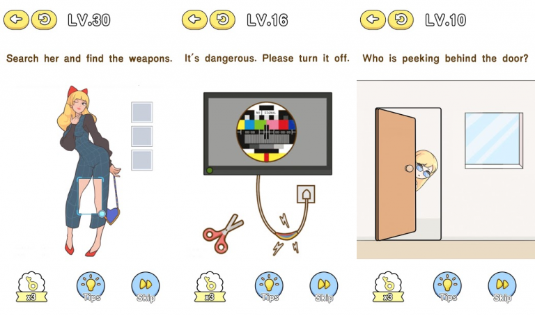 『Brain Lock』コミカルな雰囲気で楽しめるシンプルなお手軽謎解きゲーム！