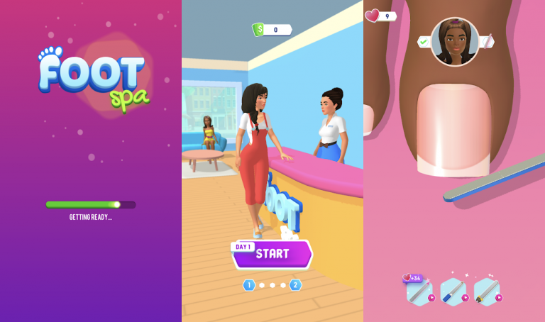 Foot Spa、様々なパチンコ、パチスロが遊べるギャンブル系アプリゲーム！