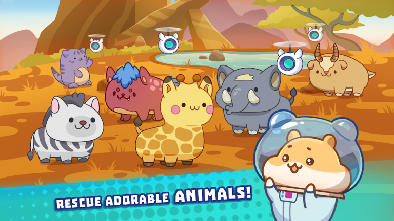 『Claw Stars』可愛い動物たちを救出しながら楽しめるクレーンゲーム風シミュレーションゲーム！！