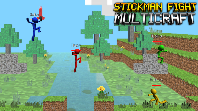 『Stickman Fight Multicraft』スティックマンを操って敵をぶっ飛ばそう！！