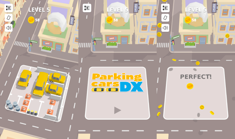 『Parking cars DX』全ての車を駐車場から出していこう！！