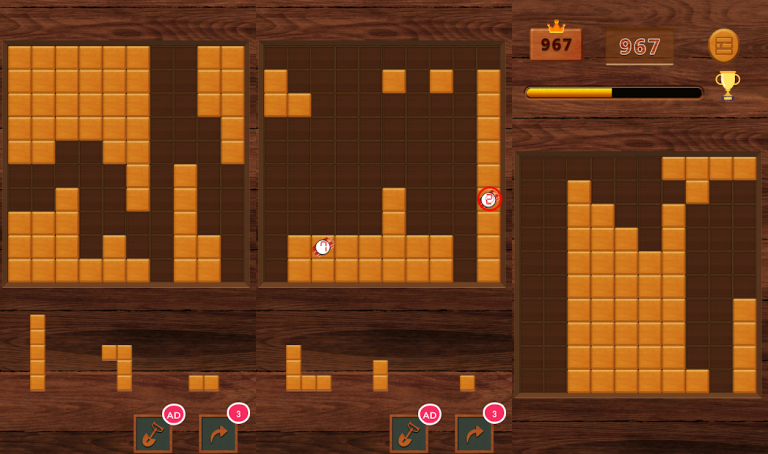 『Puzzle of Wood DX』wood block puzzleがパワーアップして帰ってきた！！
