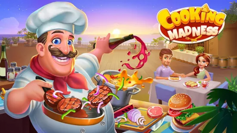 『クッキングマッドネス』レストランを運営してお客さんの注文を迅速、確実にこなして料理で魅了しよう！簡単操作のレストラン運営シミュレーションゲーム！