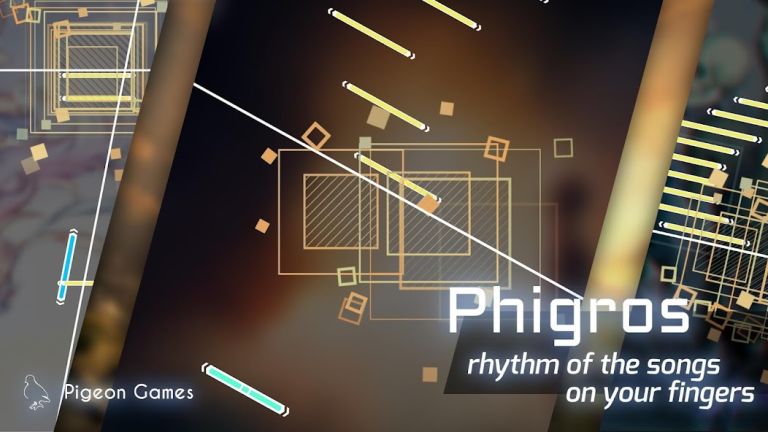 『Phigros』同人で作成された革新的なリズムゲーム！！