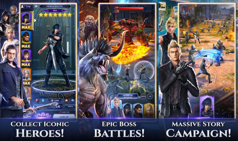 『Final Fantasy XV: War for Eos』FF15の人気キャラクターと一緒に帝国を作ろう！！