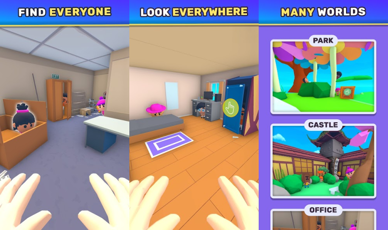 『Hide Nu0027 Seek 3D』隠れる子どもたちを見つけ出せ！手軽に楽しめる3Dかくれんぼゲーム！