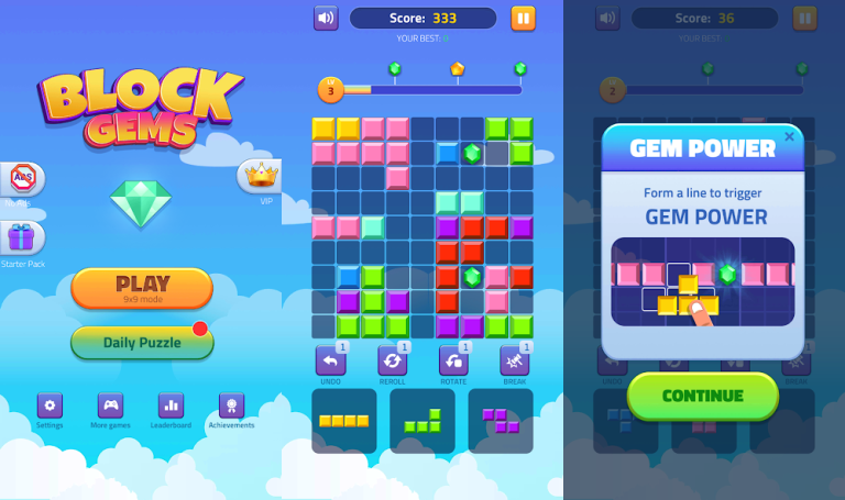 『Block Puzzle - Gems Adventure』宝石の輝きと共に、脳を刺激する新感覚パズルアドベンチャー！