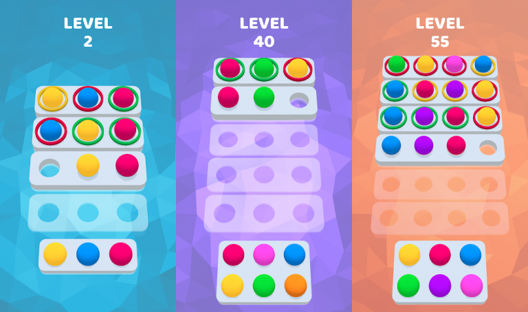 正しい色の組み合わせを見つけていく脳トレ風シンプルゲーム！..