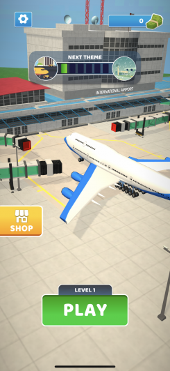 空港でのお仕事が体験できるシミュレーションシンプルゲーム！