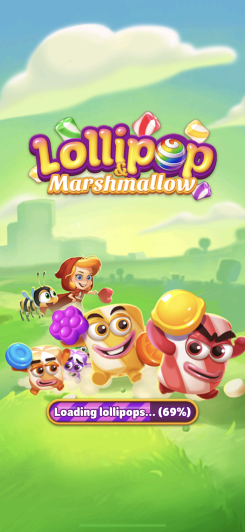 Lollipop u0026 Marshmallow Match3 スクリーンショット