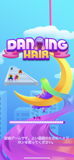 Dancing Hair - Music Race 3D スクリーンショット