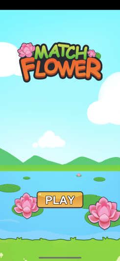 お花を使ったシンプルなマージゲーム！！