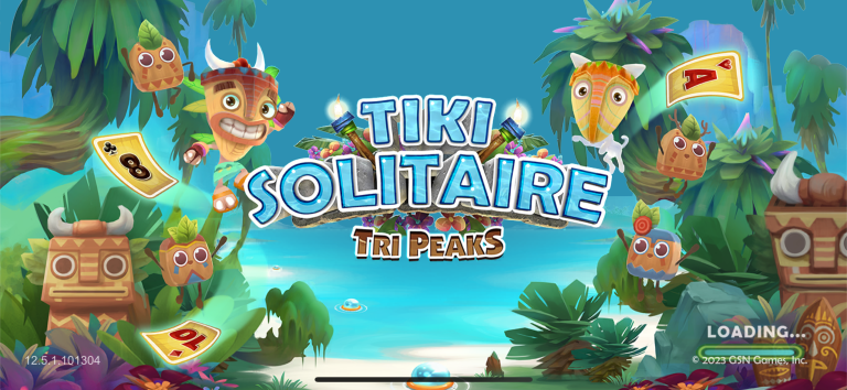 Tiki Solitaire TriPeaks スクリーンショット