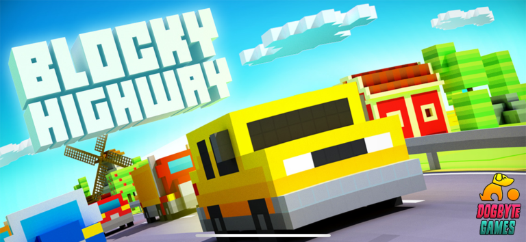 Blocky Highway: Traffic Racing スクリーンショット