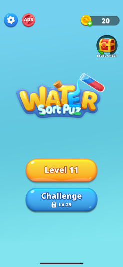 Water Sort - Color Puzzle Game スクリーンショット
