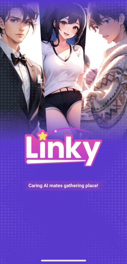 Linky-AIキャラクターとのチャット スクリーンショット