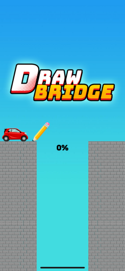 線を描いて遊ぶシンプルゲーム!