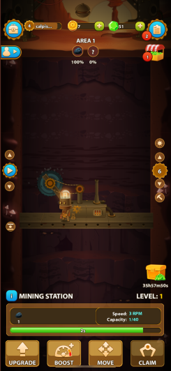 Deep Town: 掘って掘って・放置採掘 ゲーム スクリーンショット