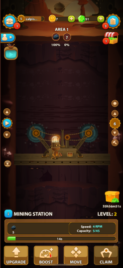 Deep Town: 掘って掘って・放置採掘 ゲーム スクリーンショット