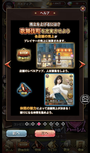 ハーレムオブトーキョー スクリーンショット