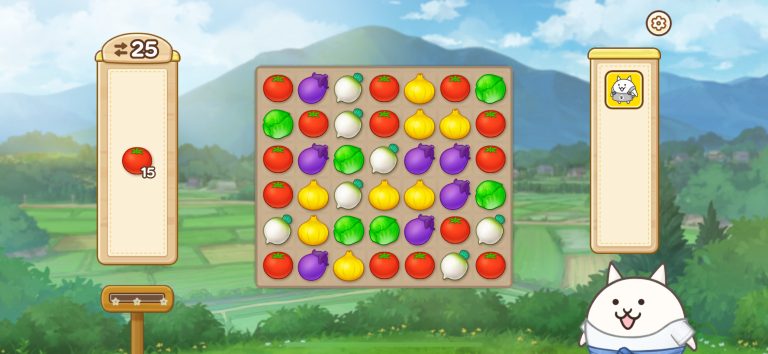 パズルで豊作！にゃんこ村 スクリーンショット