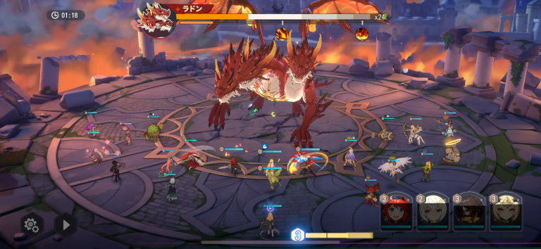 放置育成と交流で遊びやすい、姫と悪竜の旅をスマホで最後まで見届けよう！