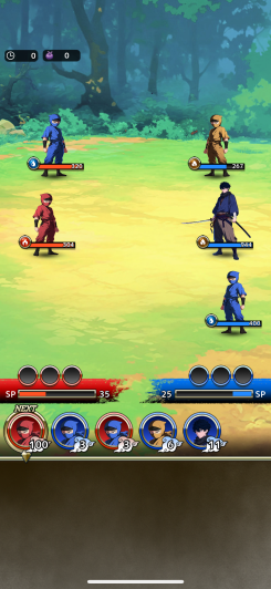 編成の完成度が勝敗を分ける 戦略重視の忍者バトル！