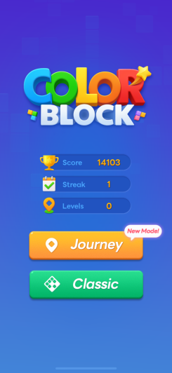 ラインをそろえて消す定番ブロックパズル！