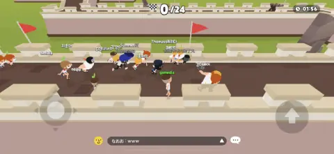 ミニゲームで他のプレイヤーとバトルもできるぞ！