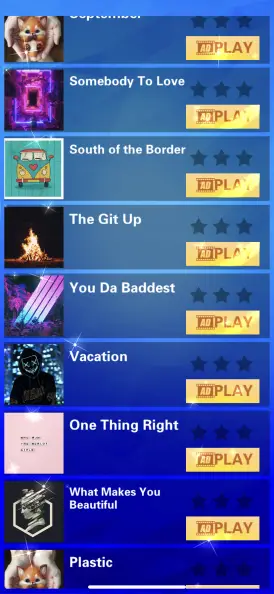 実装されている洋楽はカッコイイ曲ばかり！