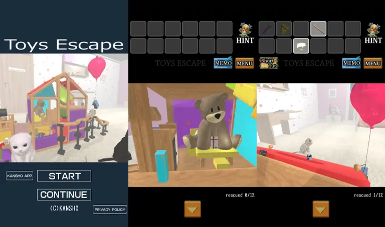 脱出ゲーム Toys Escapeのメインビジュアル