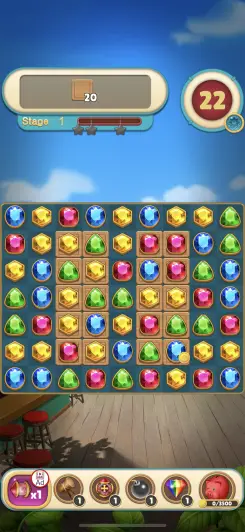 3マッチパズルなのでとっても簡単！