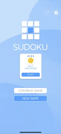 オフラインで数独が楽しめる脳トレゲーム！