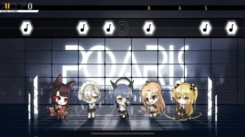 真ん中の枠にノーツが来たら画面をタップ！