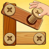 ネジパズル: Wood Nuts & Bolts Screw
