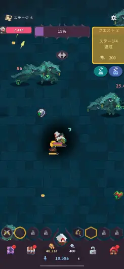 サクッと楽しめる放置RPG！
