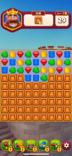 前作お馴染みの分かりやすいマッチ3パズル！