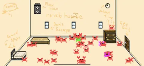 カニさんとの会話を楽しむだけのゲーム！！