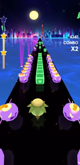 ボムをスライドして避けながらボックスを取っていこう