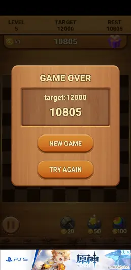 ゲームオーバーになるとニューゲームかそのステージからやり直しが選択できる