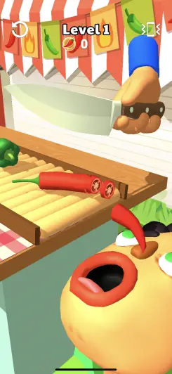 唐辛子を沢山食べさせてあげればステージクリア！！